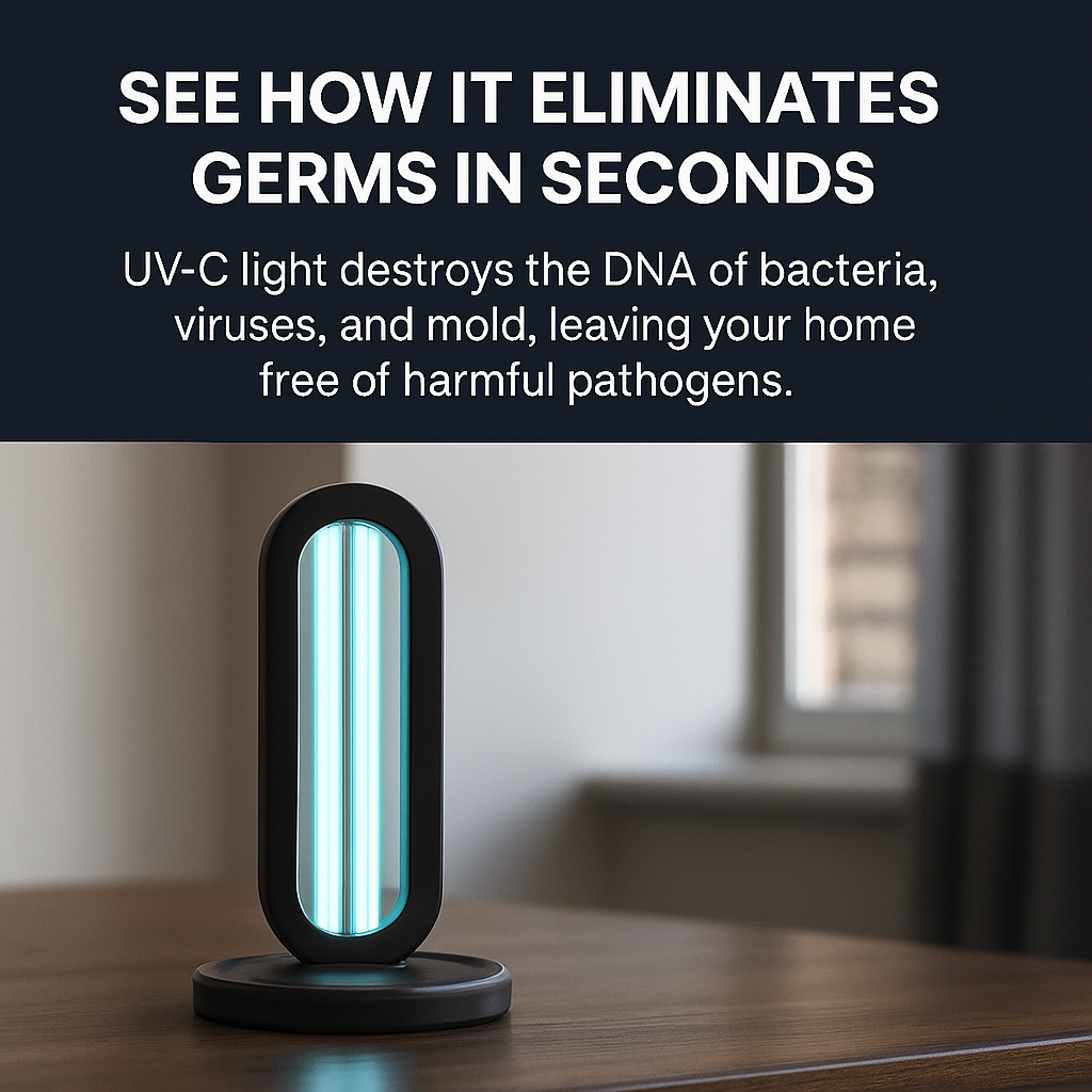 A UV Light That Kills Mould, Bacteria & Airborne Threats