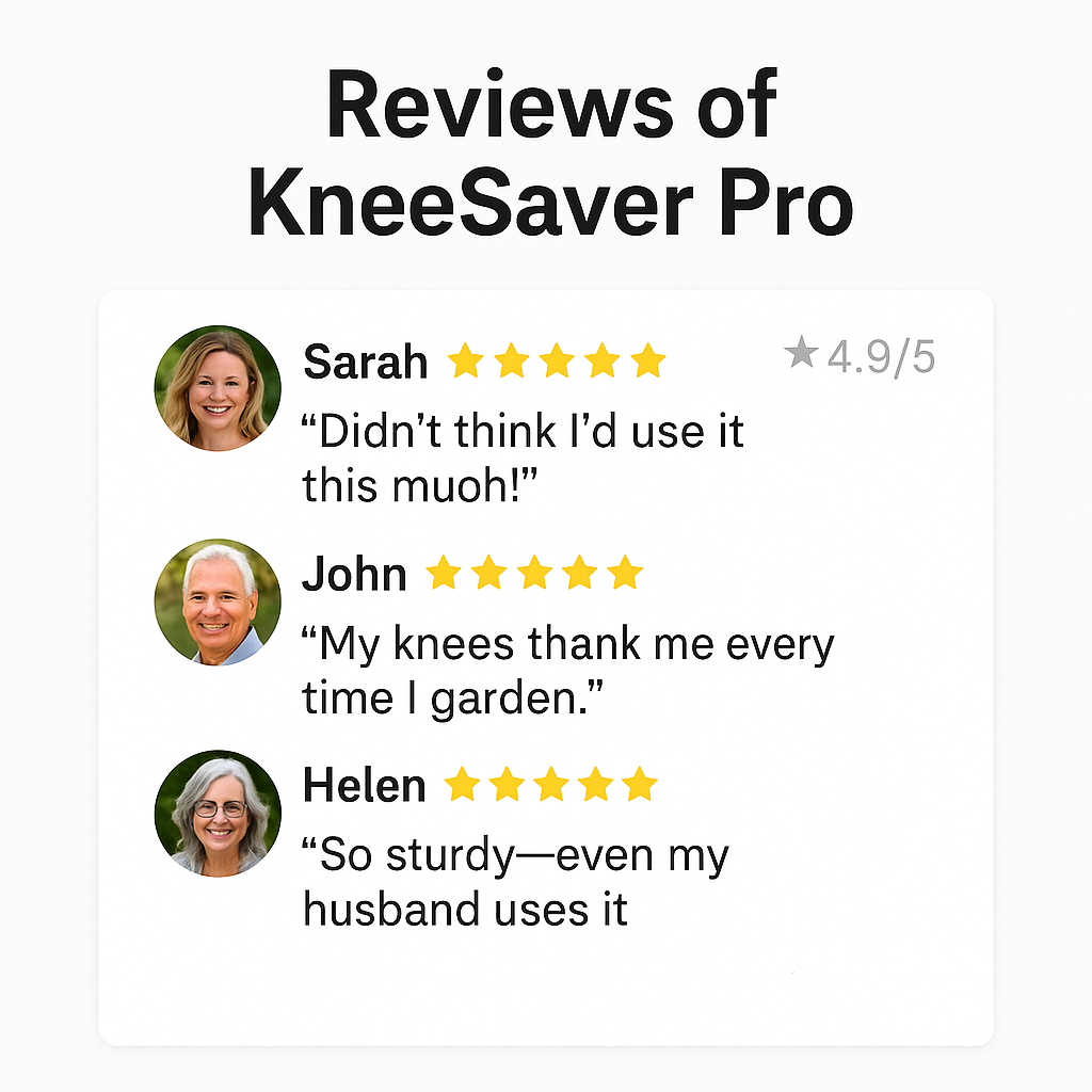 KneeSaver Pro™ – Kneel or Sit Without Pain, Anywhere