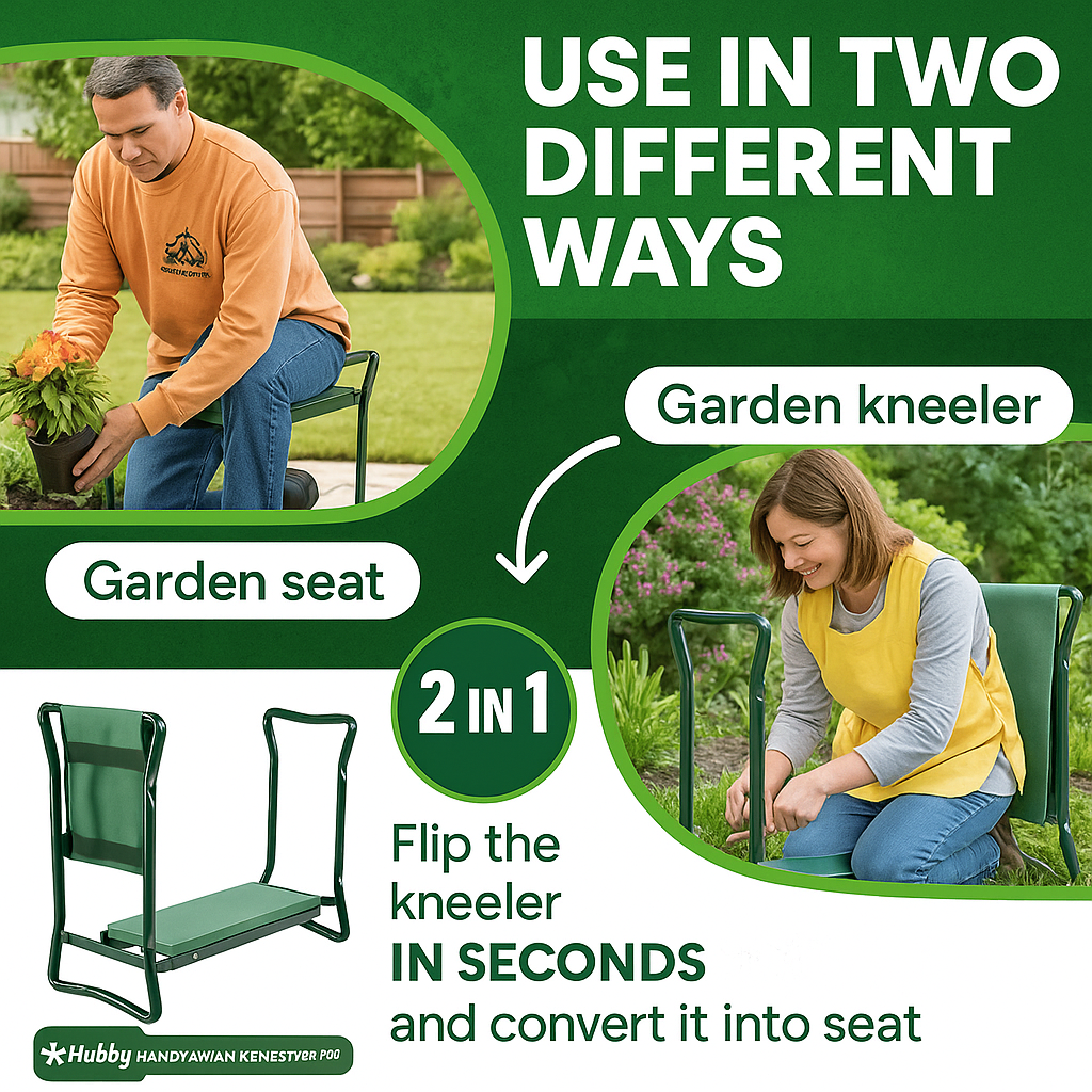 KneeSaver Pro™ – Kneel or Sit Without Pain, Anywhere