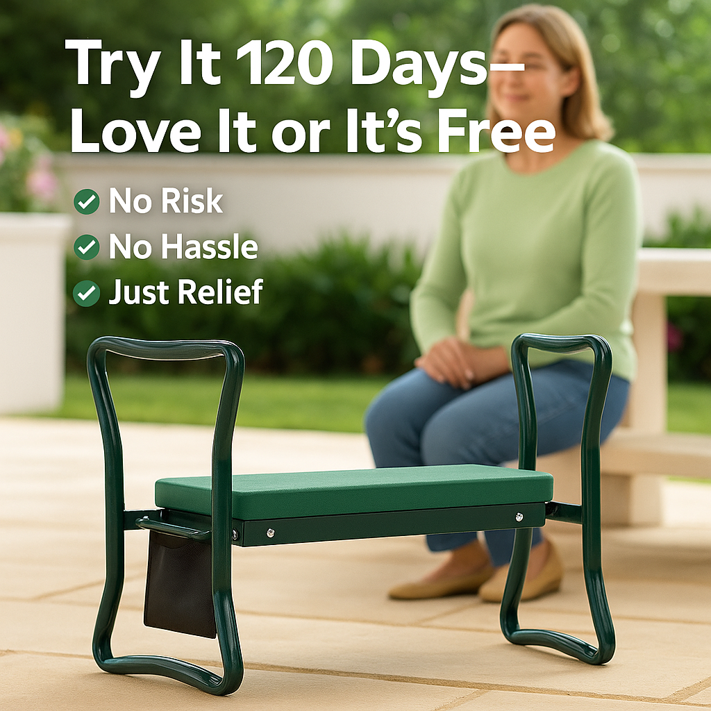 KneeSaver Pro™ – Kneel or Sit Without Pain, Anywhere
