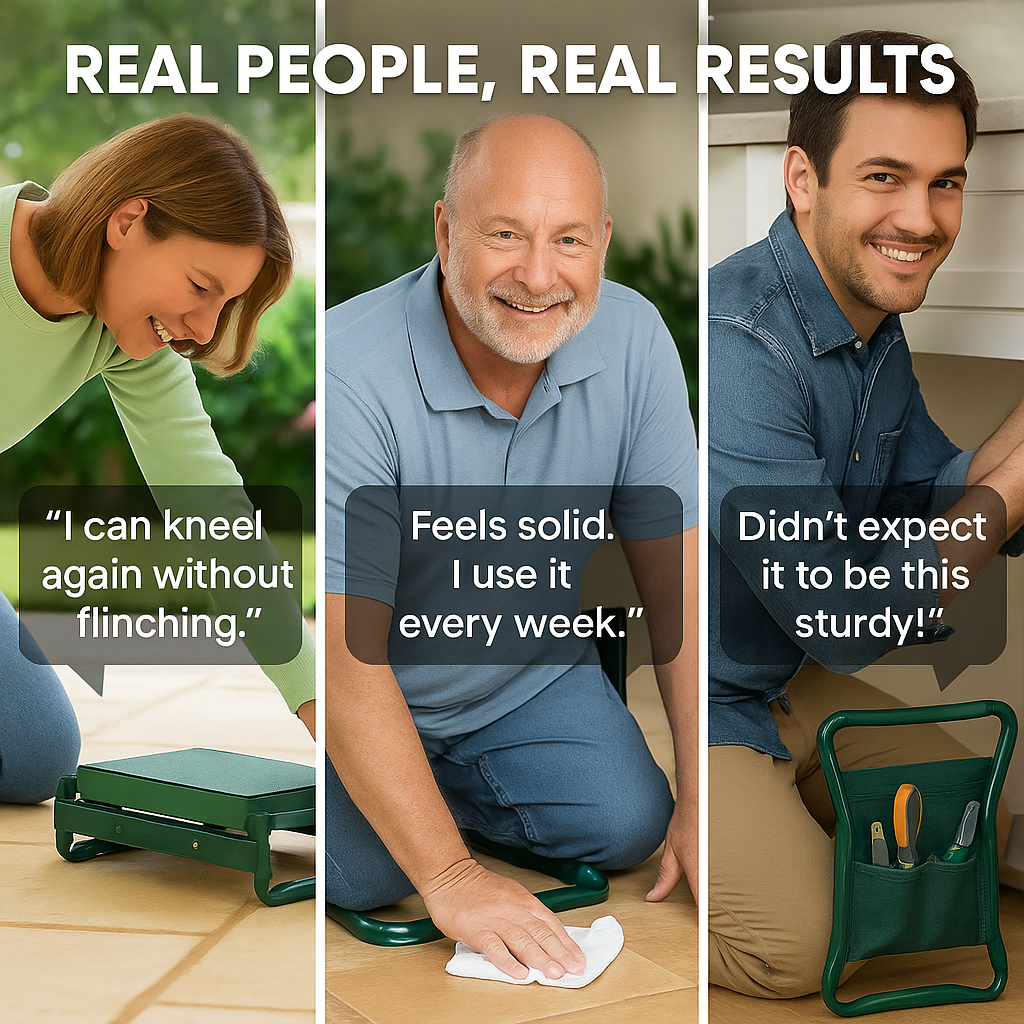 KneeSaver Pro™ – Kneel or Sit Without Pain, Anywhere