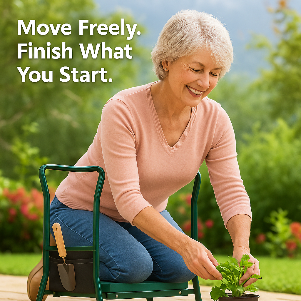 KneeSaver Pro™ – Kneel or Sit Without Pain, Anywhere
