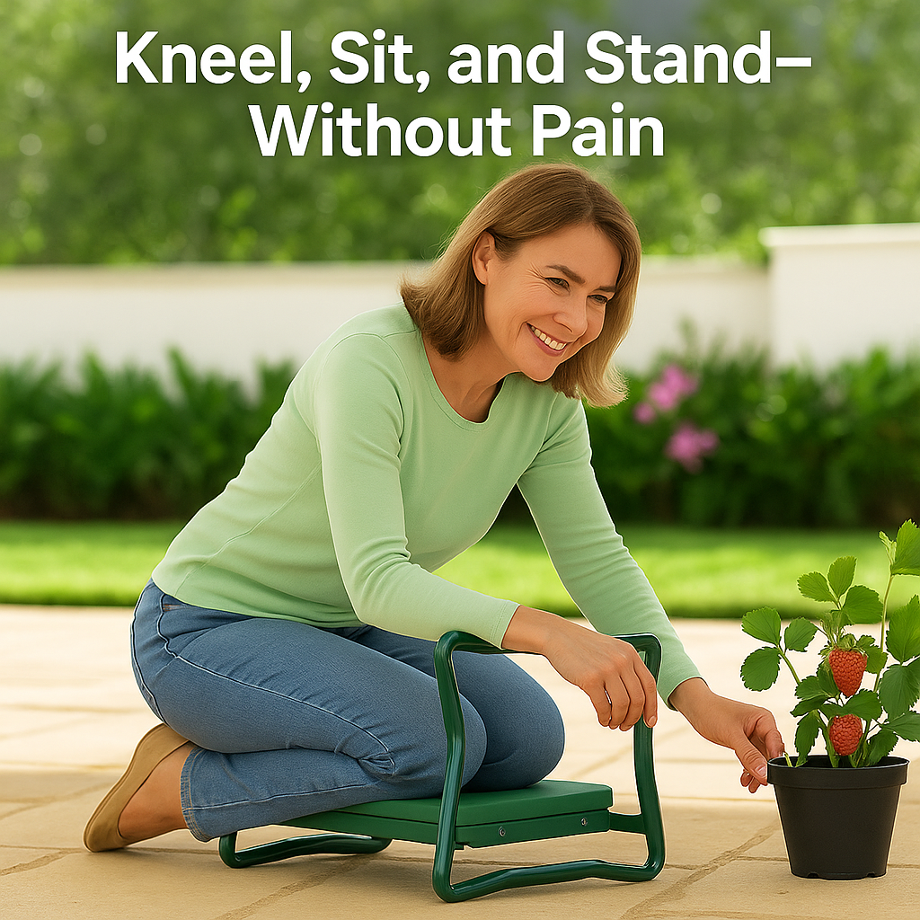 KneeSaver Pro™ – Kneel or Sit Without Pain, Anywhere