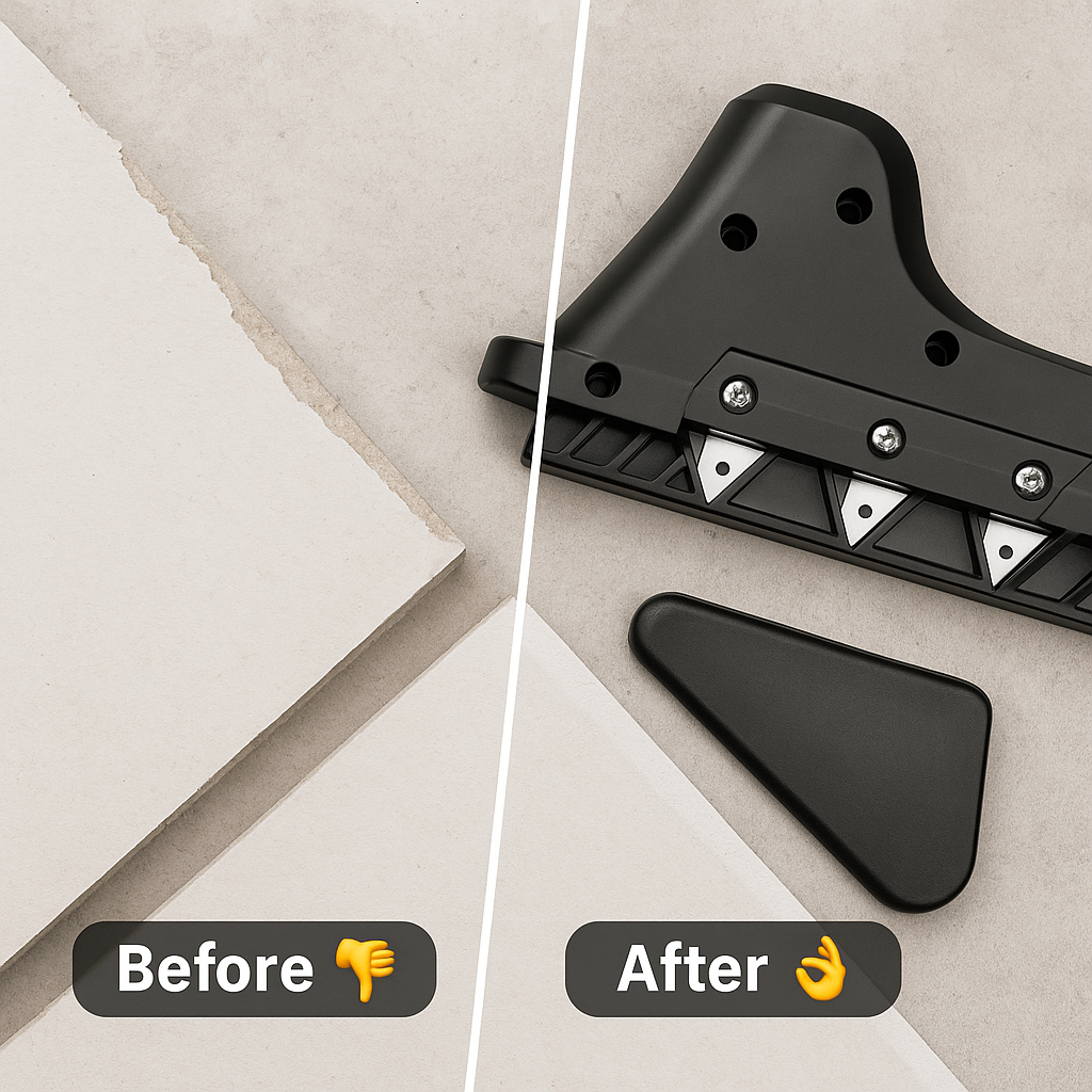 Flawless Drywall Edges in One Easy Pull - EdgeShaper™