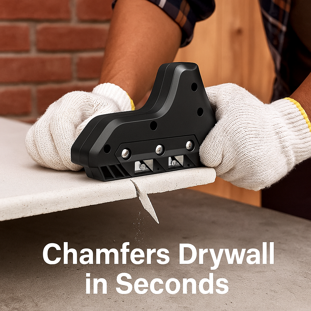 Flawless Drywall Edges in One Easy Pull - EdgeShaper™